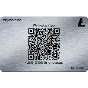 Cryo Card 2014 - 2 Side Back - Litecoin